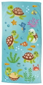 Niebieski ręcznik plażowy 75x150 cm – Good Morning