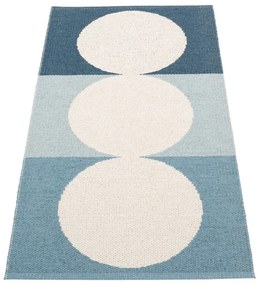 Niebiesko-kremowy dywan odpowiedni na zewnątrz 70x140 cm Otto Sky – Pappelina