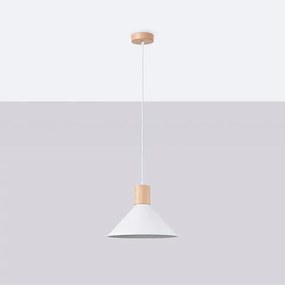 Lampa wisząca JAGA biała