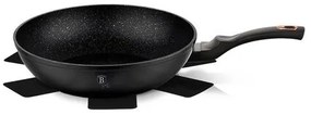 Berlinger Haus Patelnia Wok z powłoką marmurowąBlack Rose Collection, 30 cm