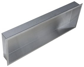 Półka wnękowa ścienna ze stali nierdzewnej BS90301090 x 30 x 10 cm