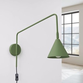 Zielony kinkiet do kontaktu Zylo – Nice Lamps
