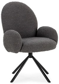 Ciemnoszary fotel Dario – Marckeric