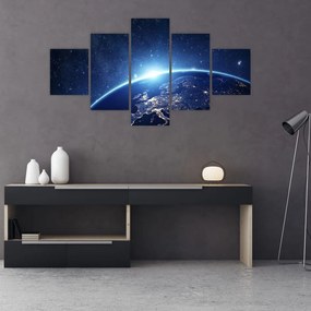 Obraz planety Ziemia (125x70 cm)