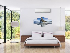Obraz lodowej skały (125x70 cm)