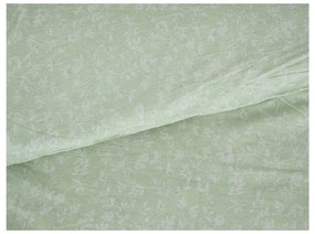 Zielona pościel jednoosobowa z kory 140x200 cm Green Flowers – B.E.S.