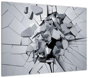 Obraz abstrakcja 3D (70x50 cm)