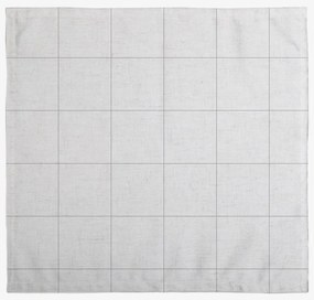 Zestaw 4 serwetek tekstylnych z domieszką lnu Really Nice Things Grey Lines, 43x43 cm