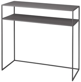 Ciemnoszara metalowa konsola 35x85 cm Fera – Blomus