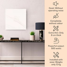 Klarstein Santorini Smart 500W 60x60cm Panel na podczerwień Biały