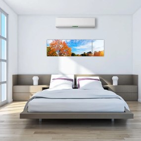Obraz - Jesienny krajobraz (170x50 cm)