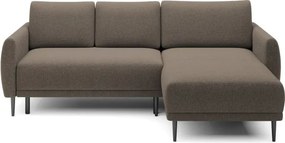 Narożnik BONO z funkcją spania Drewniane nóżki Eleganckie podłokietniki Głębokie siedzisko Prawa strona Barrel 21