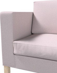 Pokrowiec na sofę Karlanda rozkładaną, krótki kolor różowy tkanina strukturalna