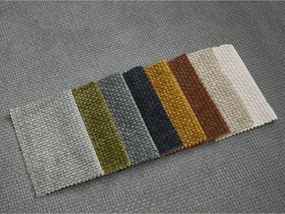 Ciemnoszara rozkładana sofa z tkaniny szenilowej 228 cm Neyo – Bobochic Paris