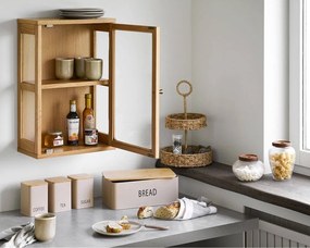 Witryna wisząca w naturalnym kolorze 40x60x20 cm Zamora – House Nordic