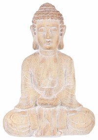 Dekoracja ogrodowa Siedzący Budda, magnez, 38 x 21x 54 cm