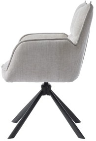 Kremowe krzesła zestaw 2 szt. Marilla – Unique Furniture