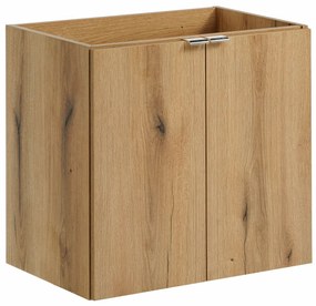 Szafka łazienkowa pod umywalkę w kolorze dębu - Dafo 10X 50 cm