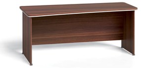 Narożne biurko ARRISTO LUX, 180x90 cm, lewe, orzech