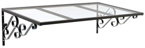 Urokliwe zadaszenie AMBAN z aluminium - 120*80 cm