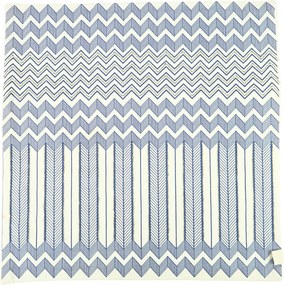 Poszewka na poduszkę GRAPHIC 45x45 cm, niebieska