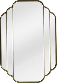 Lustro art deco vintage złote - szer. 70 x wys. 105 cm - DALVIA