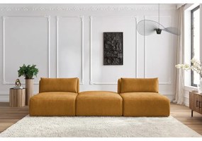 Musztardowa sofa 283 cm Jeanne – Bobochic Paris