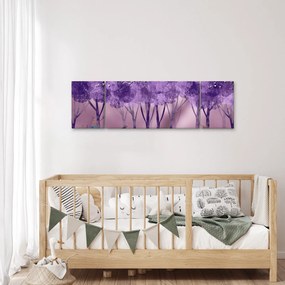 Obraz - Jeleń w magicznym lesie (170x50 cm)