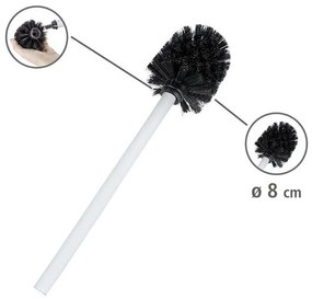 Stojak na papier toaletowy i szczotkę do WC, RIVALTA WHITE - 3 w 1 , WENKO