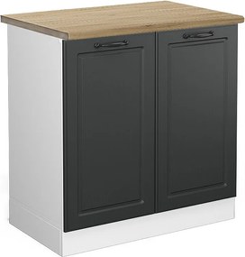 Szafka pod zlew antracytowy domek wiejski 80x60x81.6 r-line