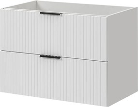 Szafka wisząca podumywalkowa biała 80 x 46 cm ASTROS White