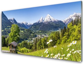 Panel nad blat kuchenny Pola U Podnóża Majestatycznych Gór