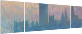Obraz - Claude Monet, The Houses of Parliament, Sunset, reprodukcje (170x50 cm)