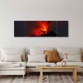 Obraz wulkanu (170x50 cm)