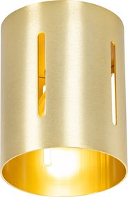 Designerska lampa sufitowa złota - Yana