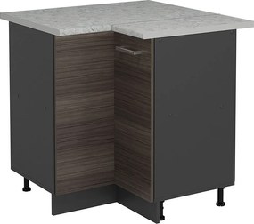 Szafka narożna szlachetna szarość 75.6x60x81.6 r-line