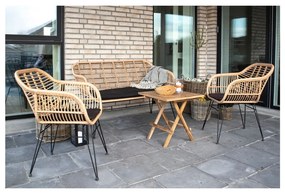 Zestaw 2 foteli ogrodowych ze sztucznego rattanu House Nordic Trieste