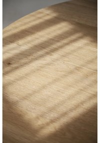 Okrągły rozkładany stół w dekorze dębu ø 130 cm Glenside – Rowico