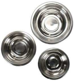 Miska ze stali nierdzewnej, zestaw 3 mis kuchennych 700 ml, 950 ml, 1900 ml