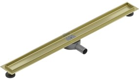 Mexen Flat 360° korpus do odpływu liniowego obrotowy 100 cm, złoty szczotkowany - 1A40100