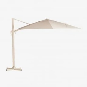 Parasol Z Tkaniny I Aluminium Cannes Kremowa Tapioca - Sklum