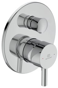 Bateria podtynkowa w kolorze srebra z połyskiem Ceraline – Ideal Standard