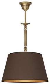 Lampa mosiężna z abażurem A-S1Bm