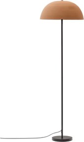 Lampa stojąca w kolorze terakoty z metalowym kloszem (wysokość 140 cm) Nibla – Kave Home