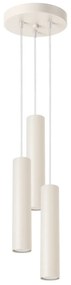 Lampa wisząca LAGOS 3P beżowa SOLLUX  LIGHTING