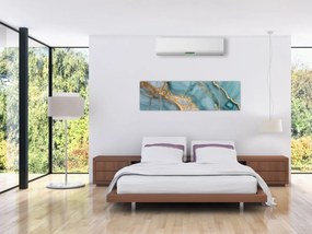 Obraz - Turkusowy marmur (170x50 cm)