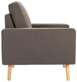 3-osobowy zestaw wypoczynkowy z fotelem, taupe - Muria 3X