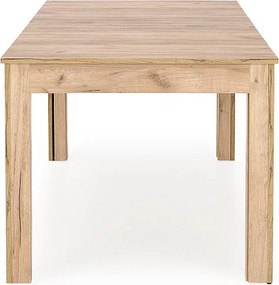 Stół SEWERYN 160(300)x90 dąb sonoma/biały rozkładany