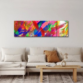 Obraz - Kolorowa abstrakcja (170x50 cm)