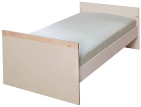 Beżowe/w naturalnym kolorze łóżeczko z regulowaną wysokością 70x140 cm Jil – Roba